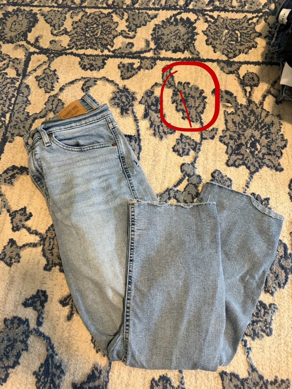 Signature by Levi Strauss Light Blue Wide Leg Jeans